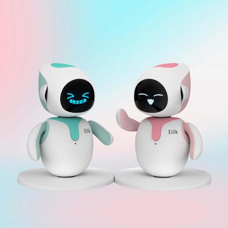 Energize Lab, Robot Eilik Pets Toys with Abundant Emotions, Animations & Mini-Games, Your Perfect Desk Touch Interactive Companion, Holidays & Birthdays Gifts for Girls & Boys
