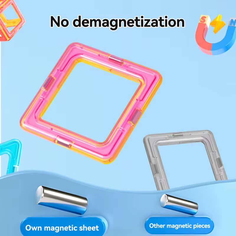 30-168Pcs Magnetic Blocks Magnetic Designer Construction Set Educational Building Blocks Magnet Toys for Children Gifts