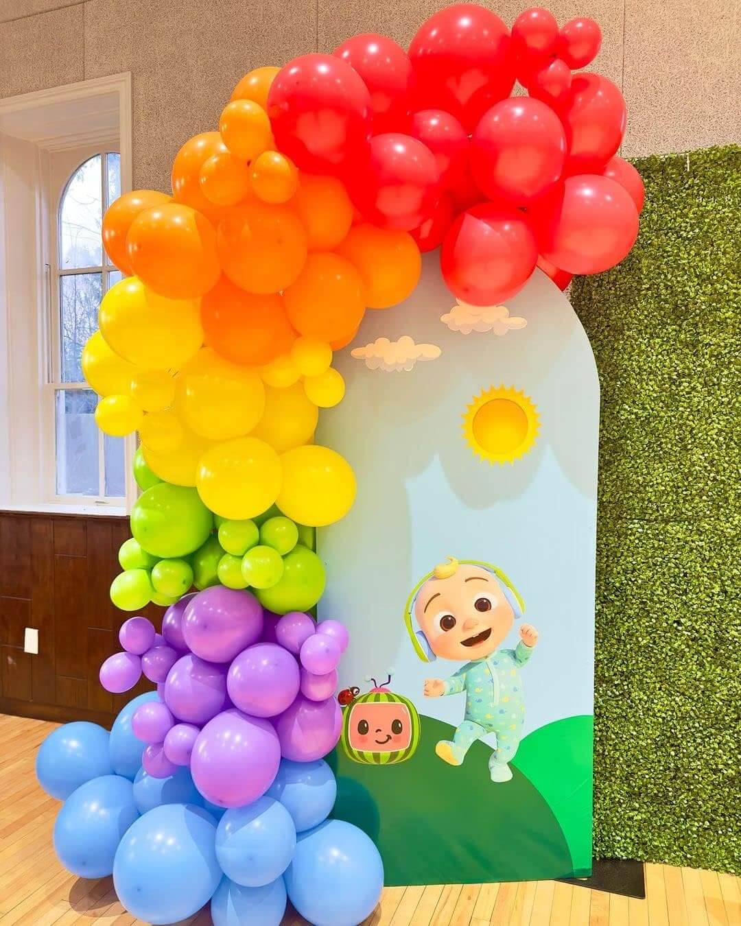 Premium Assorted Rainbow Latex Balloons, 100-Pack 12-Inch Round Helium Bright Color Balloons for Birthday, Bridal Shower, and Wedding Party Decorations