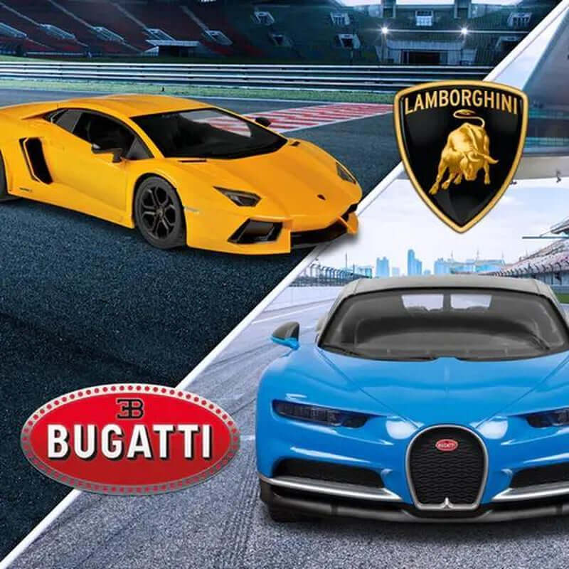 Bugatti 1:10 & Lamboghini 1:10 - Multiple Color Options and Officially Licensed - Perfect for Display and Collection
