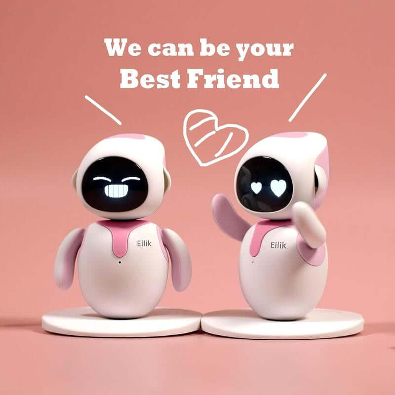 Energize Lab, Robot Eilik Pets Toys with Abundant Emotions, Animations & Mini-Games, Your Perfect Desk Touch Interactive Companion, Holidays & Birthdays Gifts for Girls & Boys