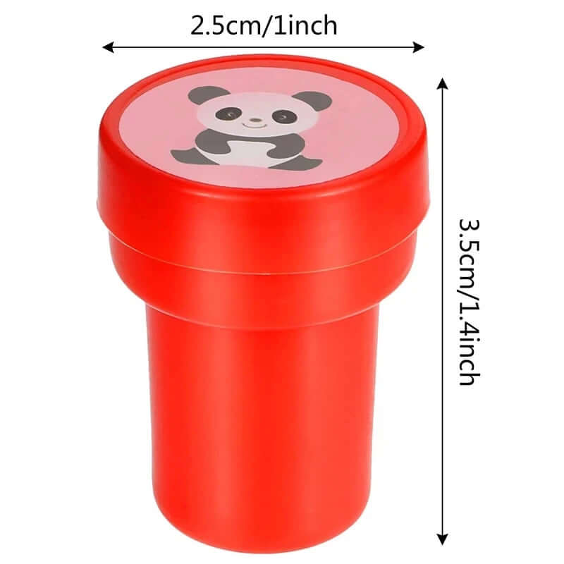 10Pcs Assorted Stamps for Kids Self-Ink Stamps Children Toy Stamps Smiley Face Seal Scrapbooking DIY Painting Photo Album Decor